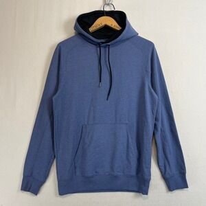 Zella Hoodie Pullover Sweatshirt Mens XS Extra Small Blue Cotton‎ Activewear